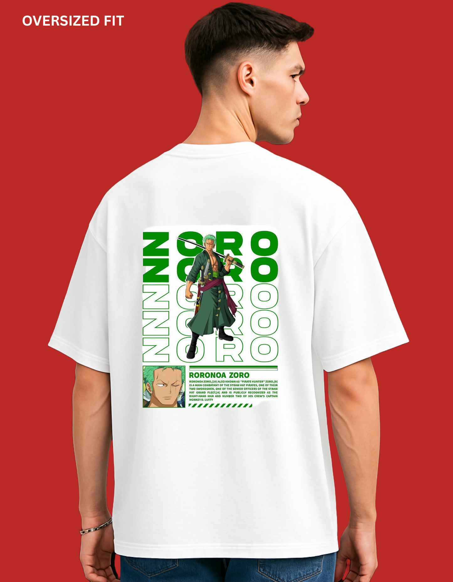 ZORO PREMIUM QUALITY OVERSIZED T-SHIRT
