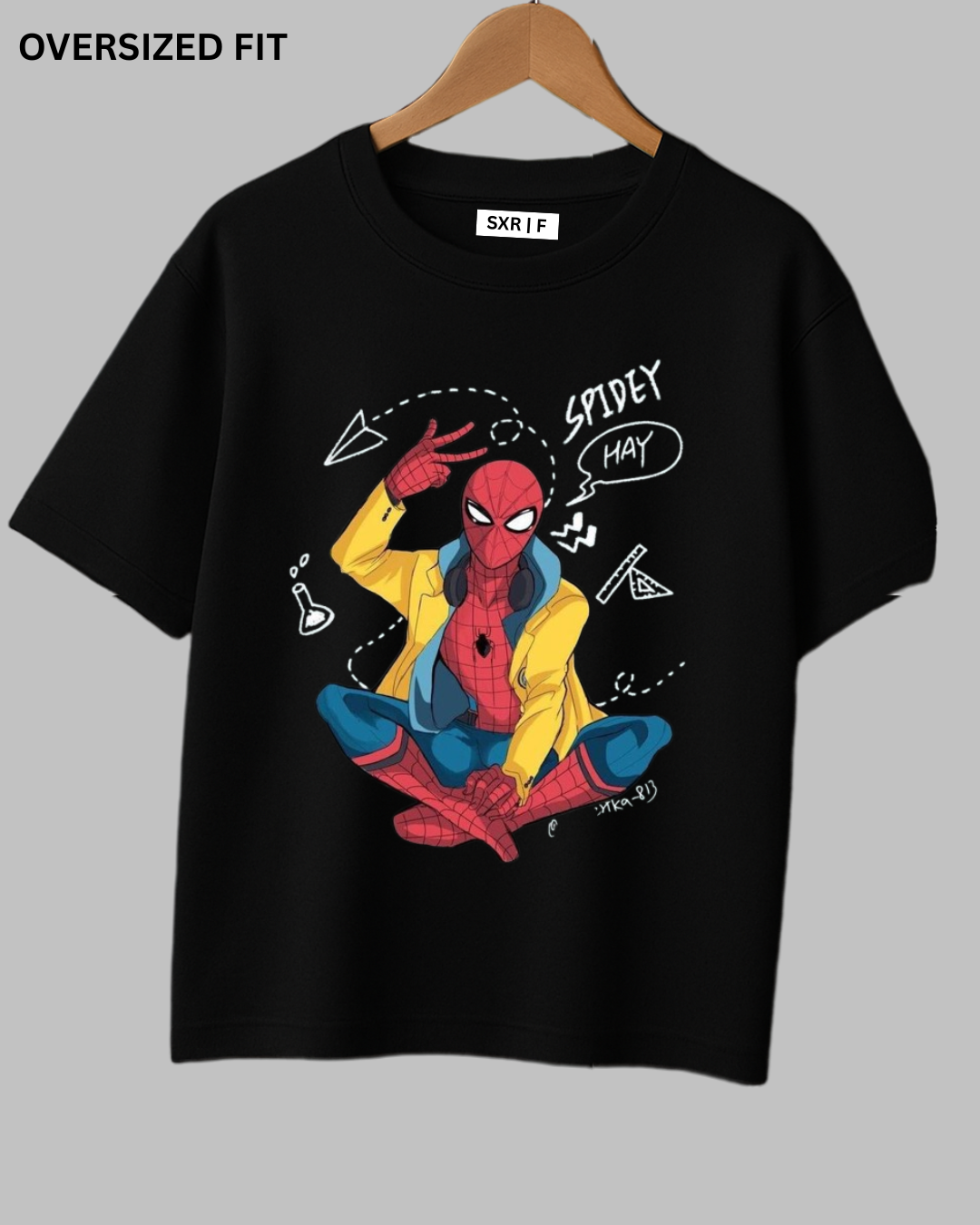 SPIDY OVERSIZED FIT TEE