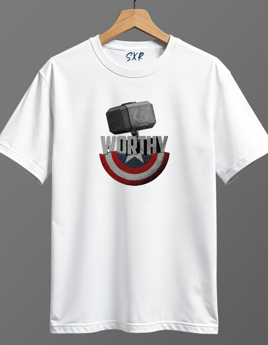 Captain X Mjolnir Premium Quality printed T-Shirt - S X R | FASHION