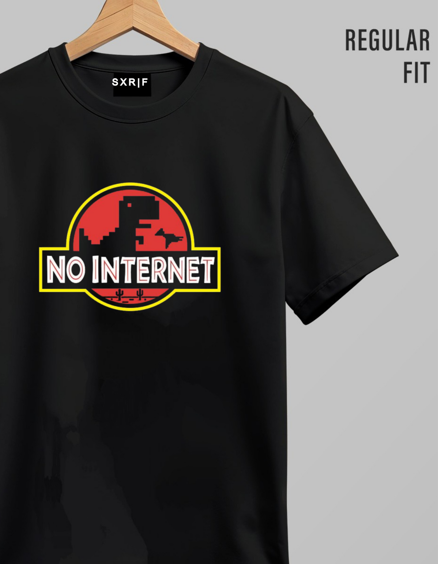No Internet Regular Fit tees