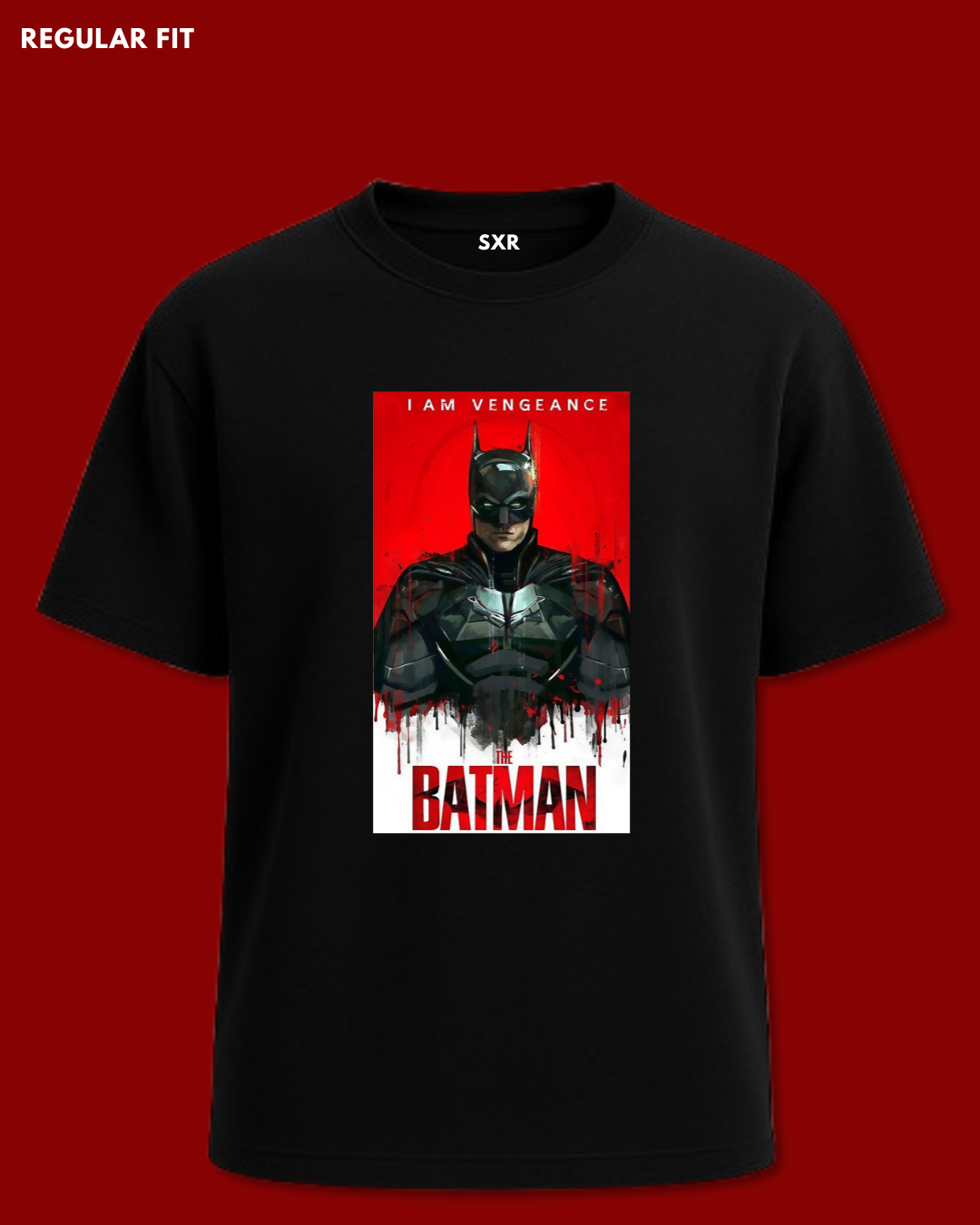 BAT MAN REGULAR FIT TEES
